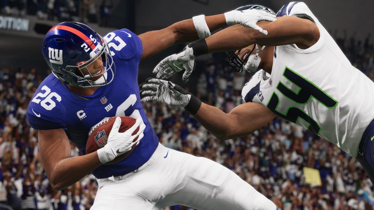 Madden 21 - Giants vs Seahawks - Saquon Barkley vs Russell Wilson - Seattle vs New York Gameplay