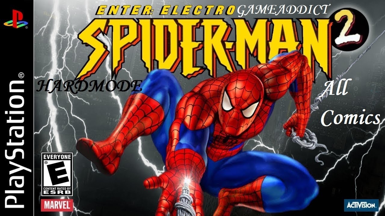 SPIDER-MAN 2: ENTER ELECTRO (PLAYSTATION) : All Comics Location, All Difficulties