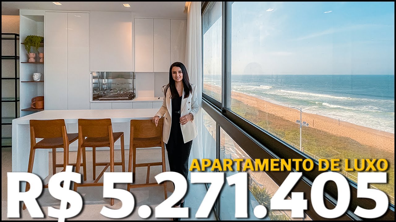 Visitando um apartamento FRENTE MAR na Praia Brava | Brava Villi Soul Residence