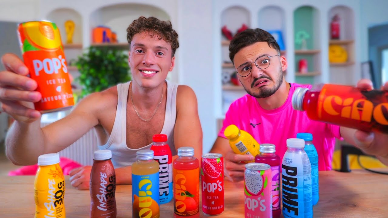 On teste toutes les Boissons des Youtubeurs (désolé Squeezie …)