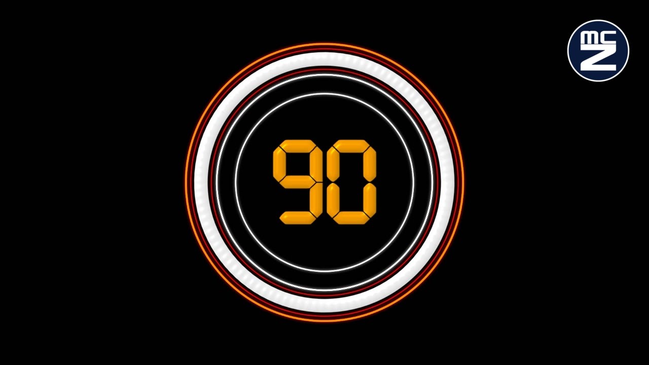 ⏱️ 90 Second Timer &ndash; Liquid Countdown 1.5 Minute | Free House Music Countdown | McZerrill FX