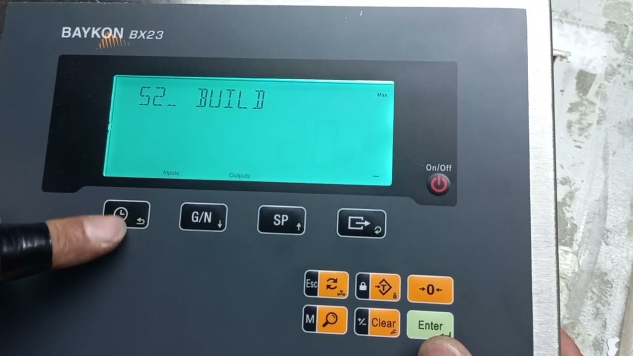BAYKON BX23 ağırlık ayarı yapımı