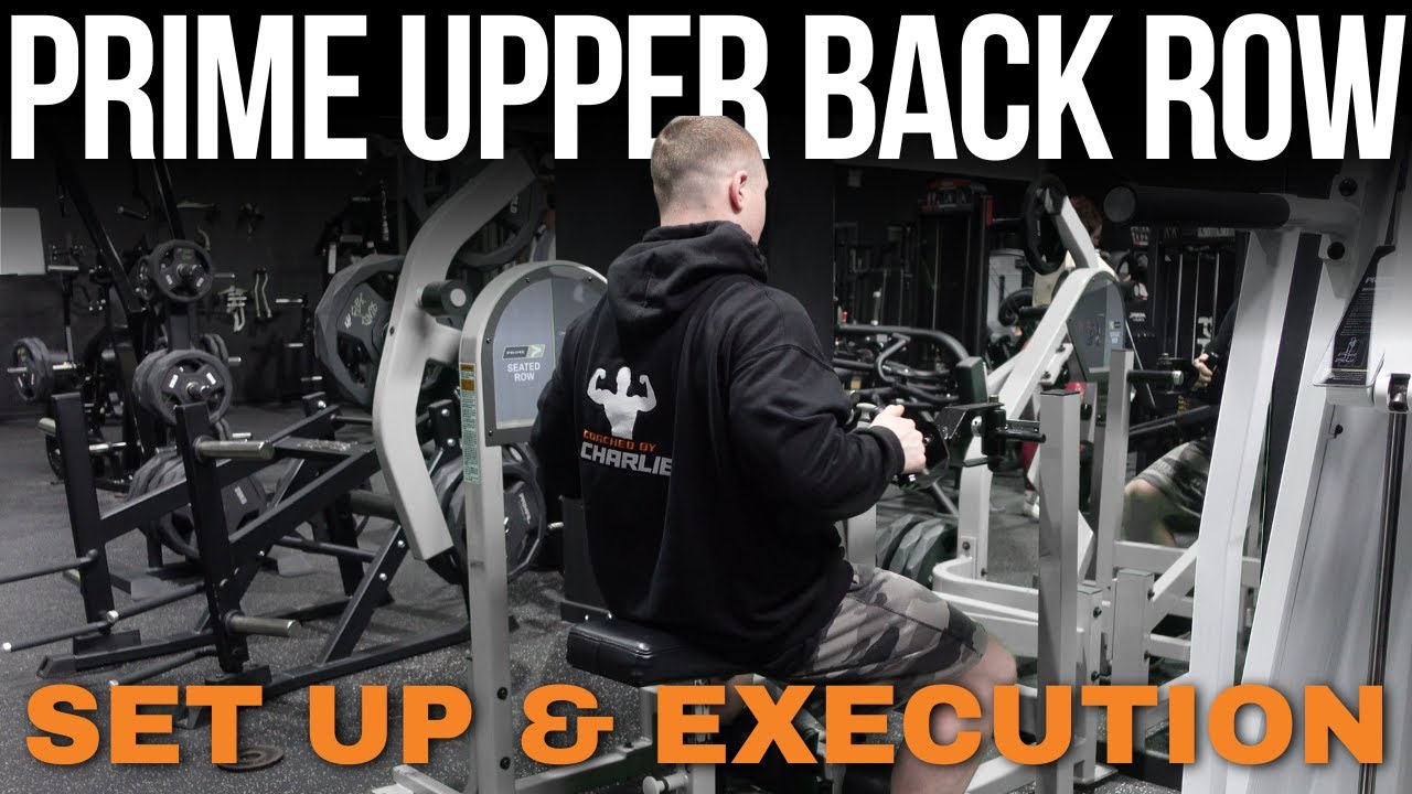 Prime Upper Back Focused Chest Supported Row - Set Up & Execution