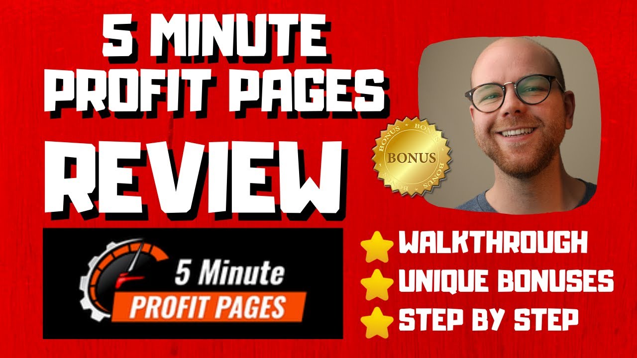 5 Minute Profit Pages Review - 🚫WAIT🚫DON'T BUY THIS WITHOUT MY BONUSES 🔥