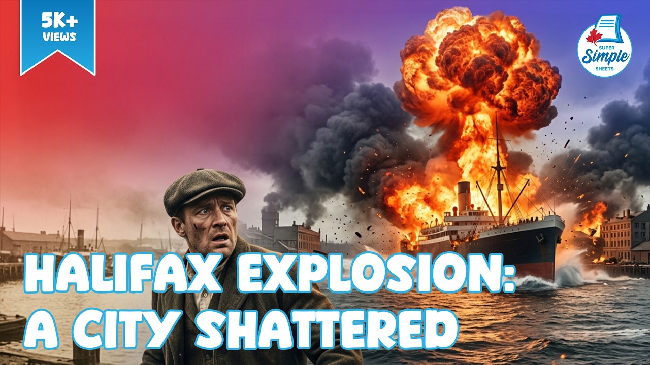 The Halifax Explosion: Canada’s Greatest Tragedy of 1917 | Kids Social Studies