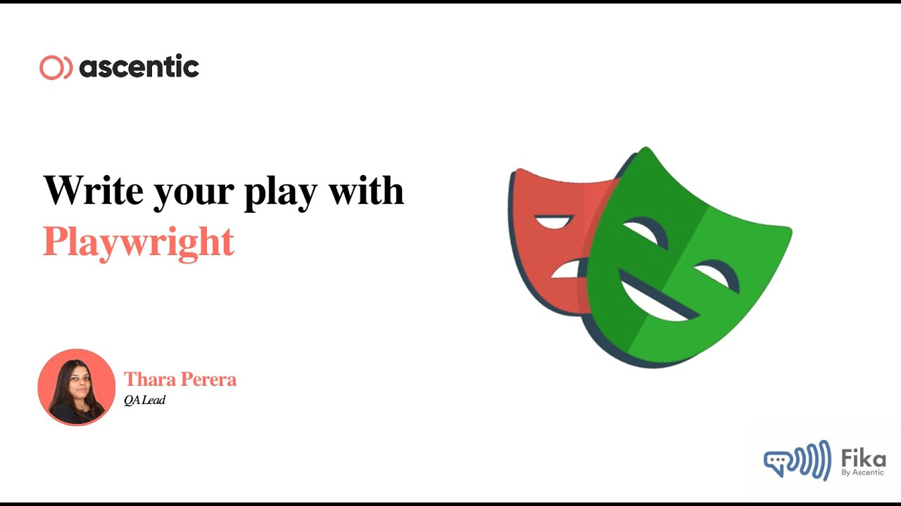 Write your play with Playwright