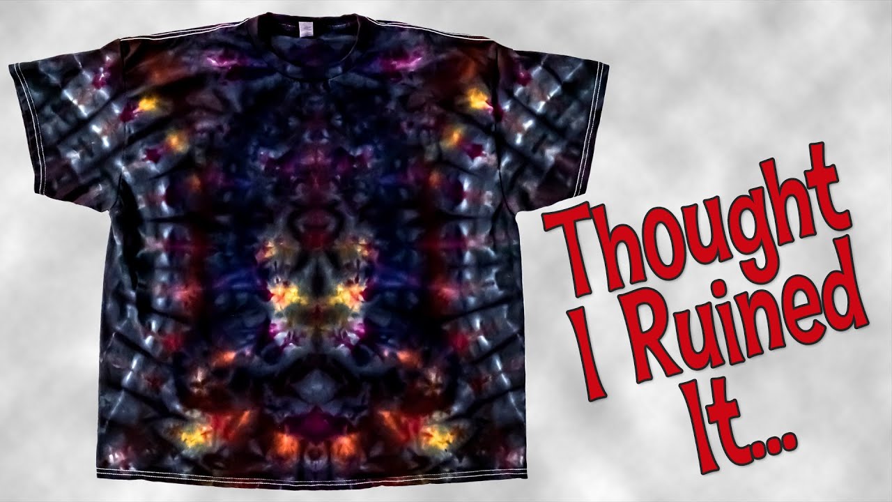 Tie Dye:  Thought I Ruined It!  [Ice Dye]