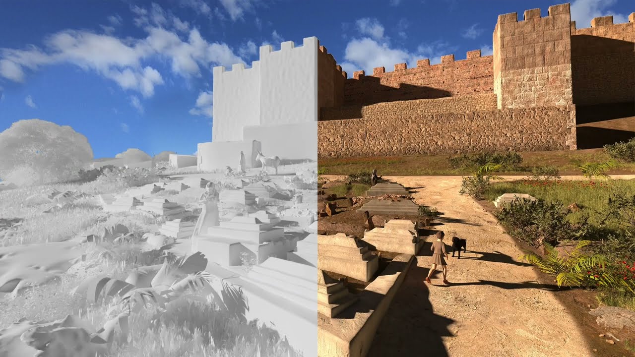 Recreación virtual - Maqbara Alarcos - Ciudad Real