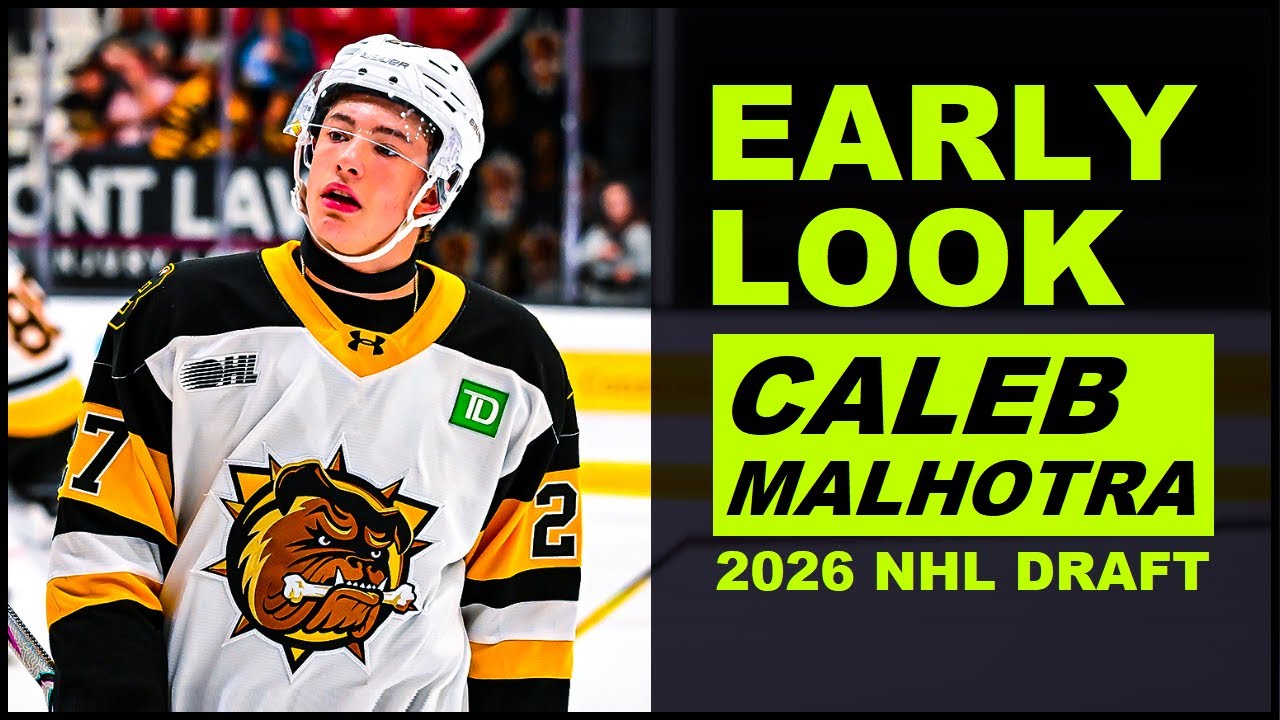CALEB MALHOTRA HIGHLIGHTS | 2026 NHL Draft