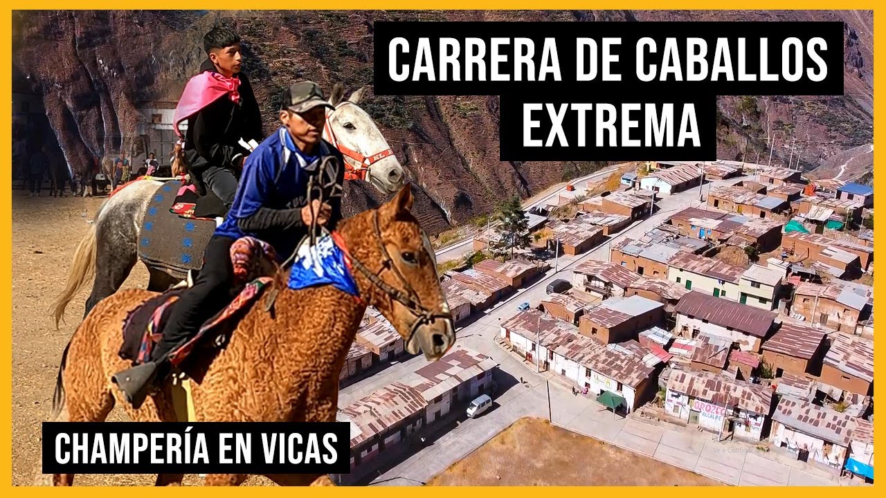 Niño gana CARRERA EXTREMA de CABALLOS | Champería en Vicas | Reportaje al Perú