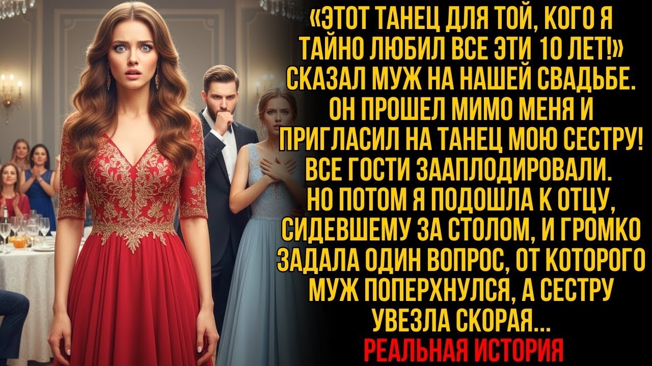 «Этот танец для той, кого я любил 10 лет!» сказал муж. Он прошел мимо меня и пригласил МОЮ сестру..