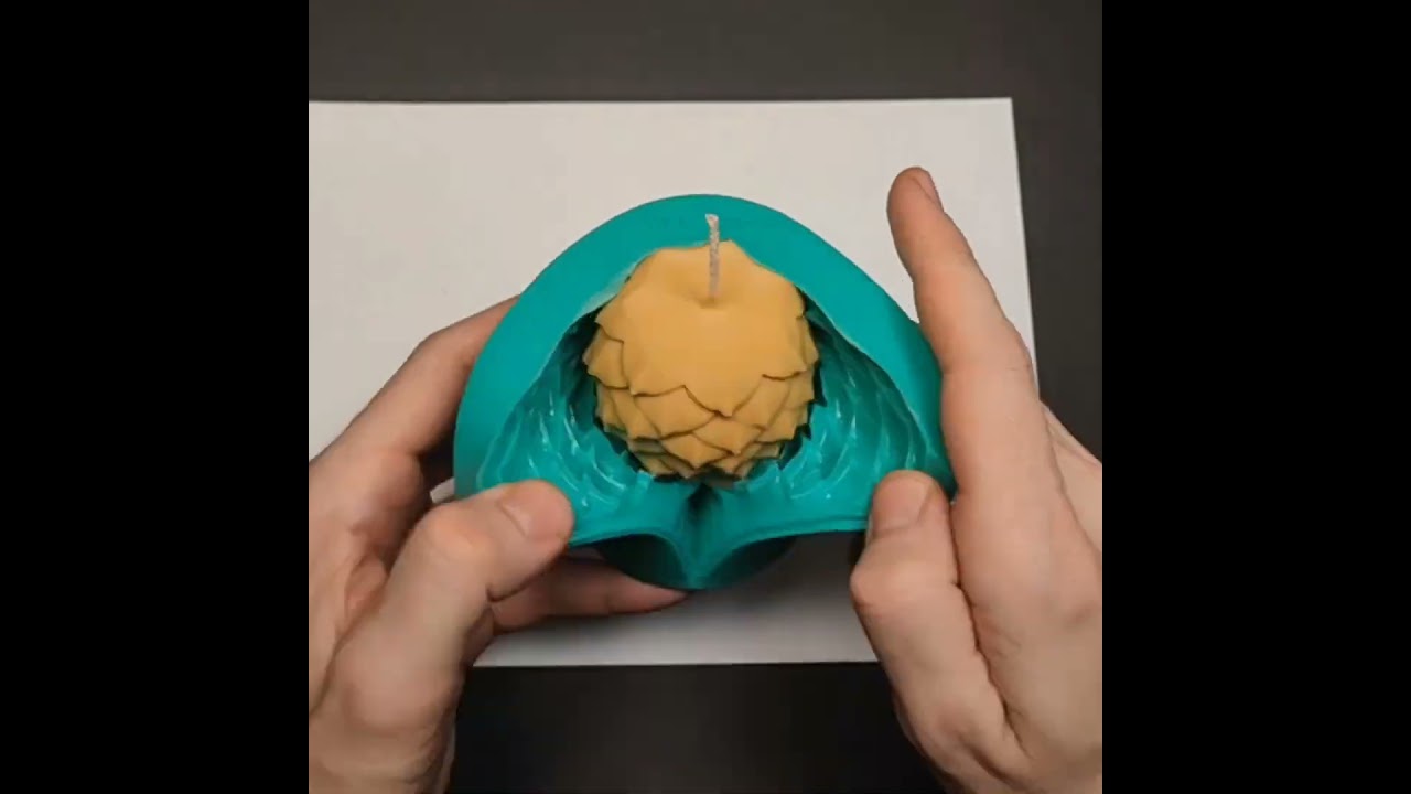 Realistic Pine Cone Silicone Mold for Candle, Soap,  #christmasdecor #siliconemold #christmas #mold