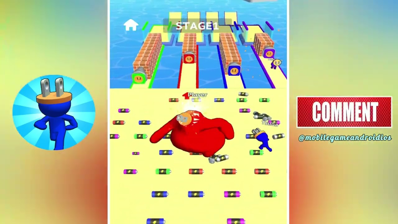 Plug Head Race - Gameplay Walkthrough Part 1 All Levels (Android, Ios)