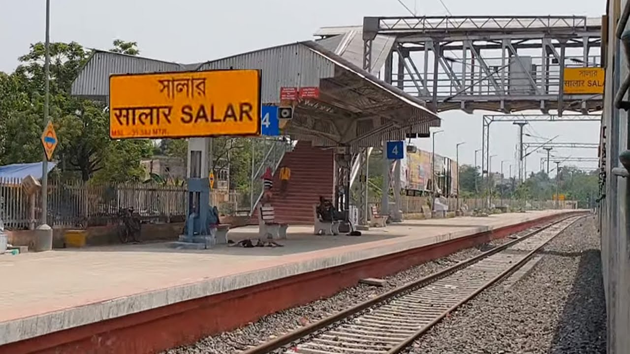 SALE, Salar railway station West Bengal, Indian Railways Video in 4k ultra HD