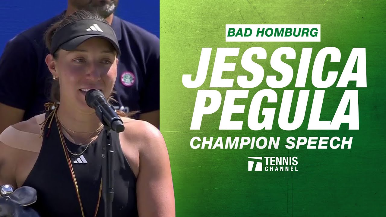 Jessica Pegula Championship Speech | 2025 Bad Homburg