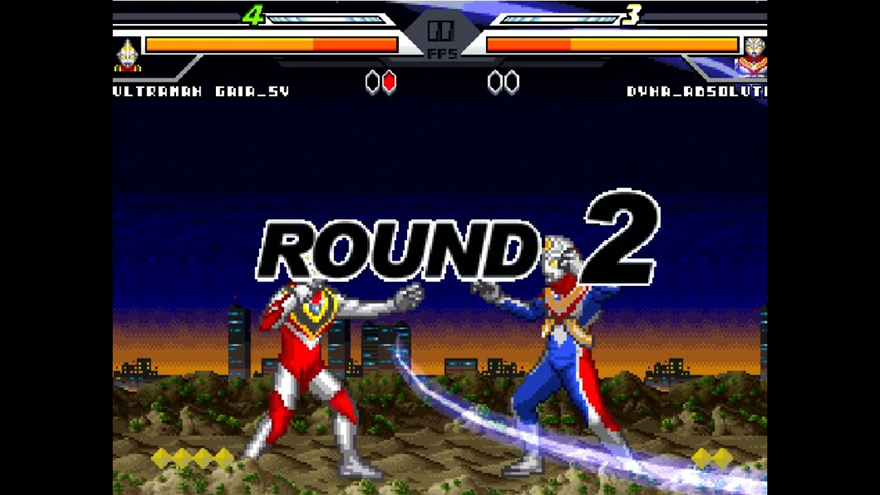 Ultraman Gaia V2 vs Absolute Dyna