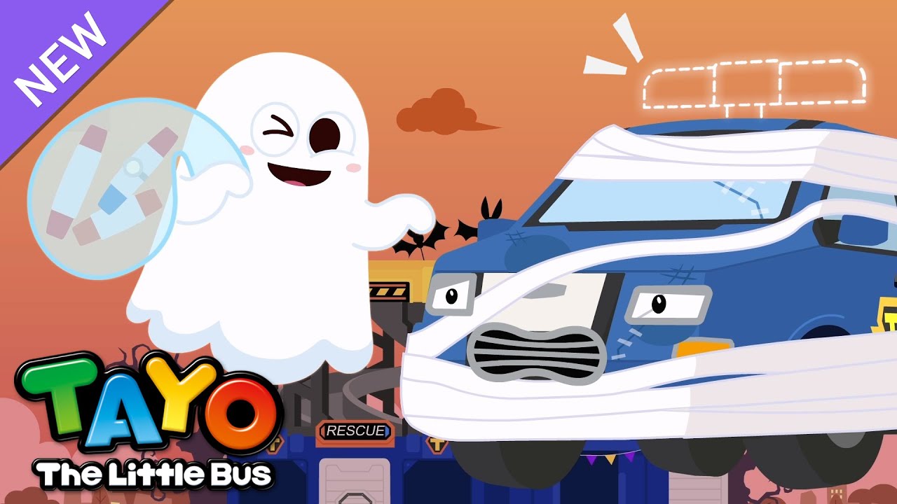【新着】 ハロウィン曲🎃 l きえちゃったサイレン🚨 l 子どもの歌 l 童謡 l のりものの歌 l ちびっこバス タヨ