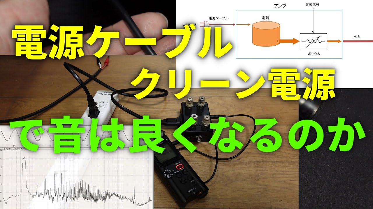 オーディオ機器の電源やケーブルは音に影響するのか