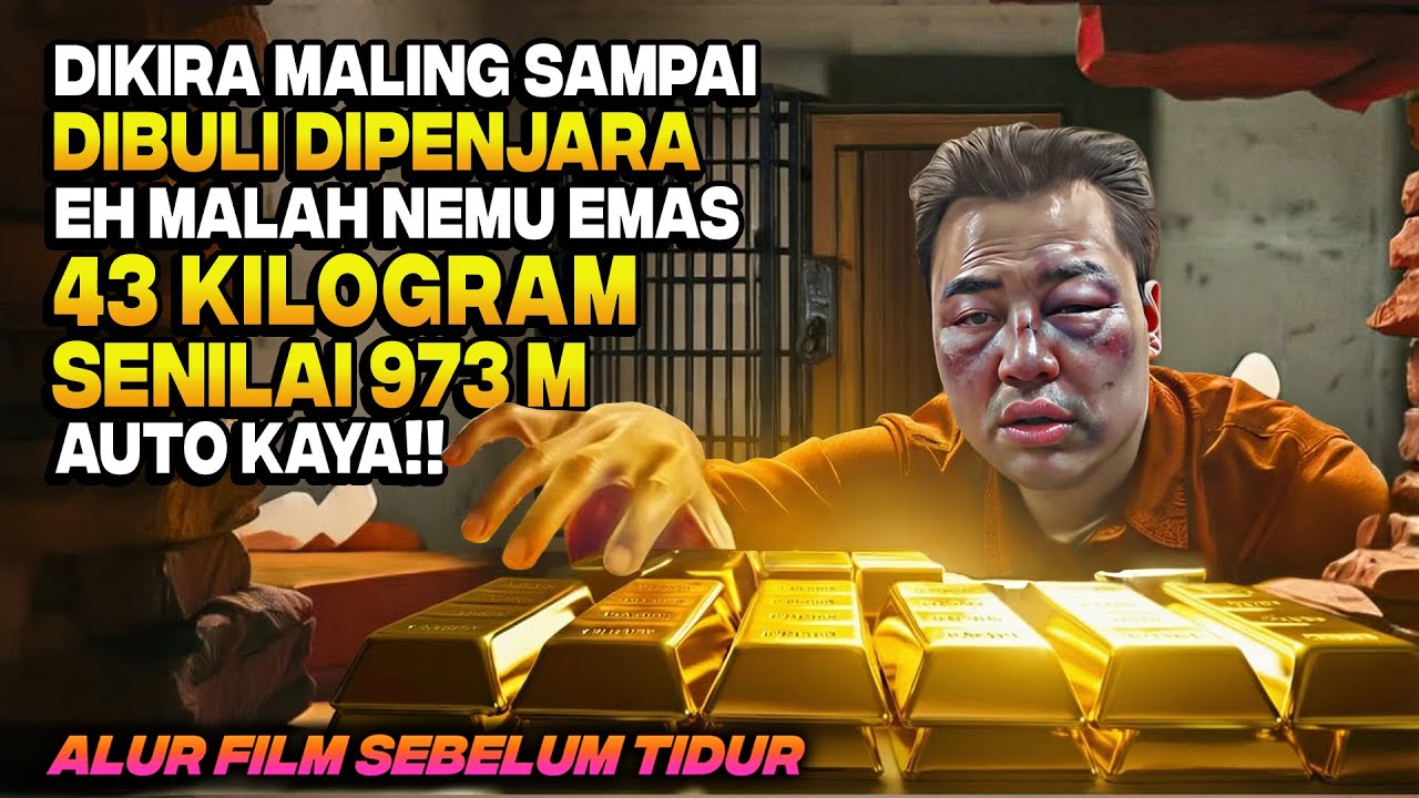 DIKIRA PENCURI & DIBULI DI PENJARA EH MALAH NEMU EMAS 43 KG YANG BIKIN JADI SULTAN KAYA‼️ Alur Film