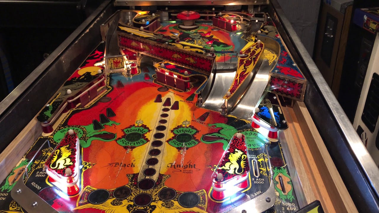 Williams Black Knight pinball repair Part II...it lives!