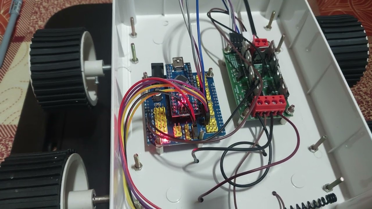 RF Communication Based Wireless Robotic Vehicle