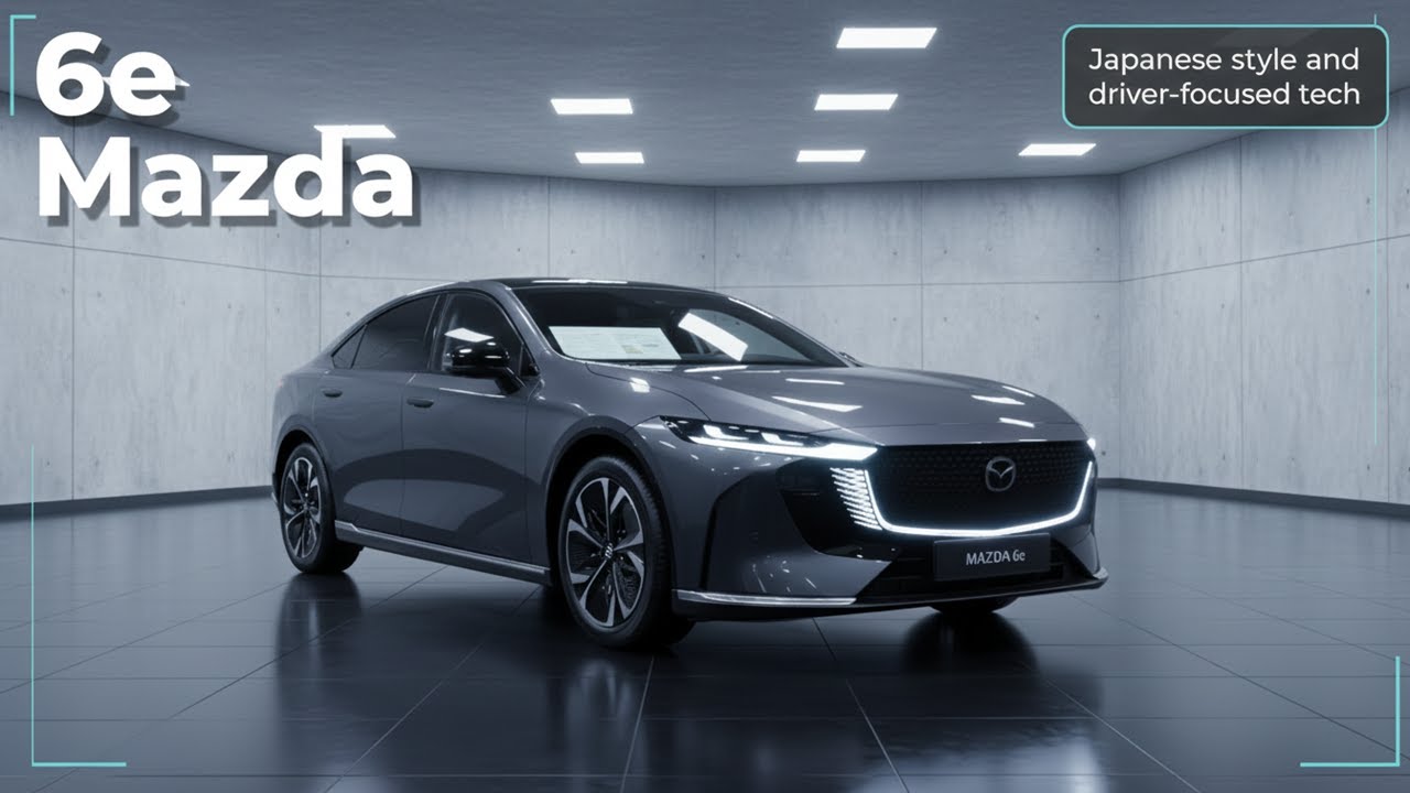 The NEW Mazda 6e is Stunning! Should Tesla Be Worried? [First Look] [Full Specs] [4K]