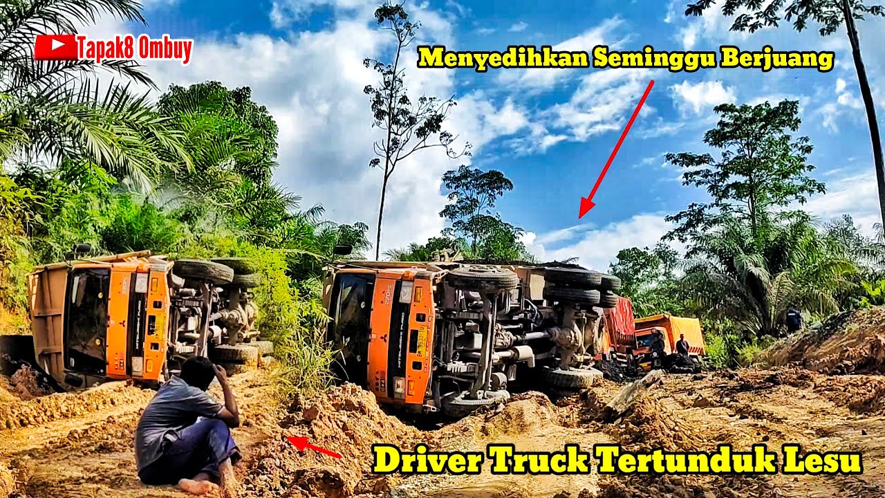 Insiden Menyedihkan Satu Tahun Berjuang 2023-2024 Nasip Na,as Driver Truck Fuso Oren