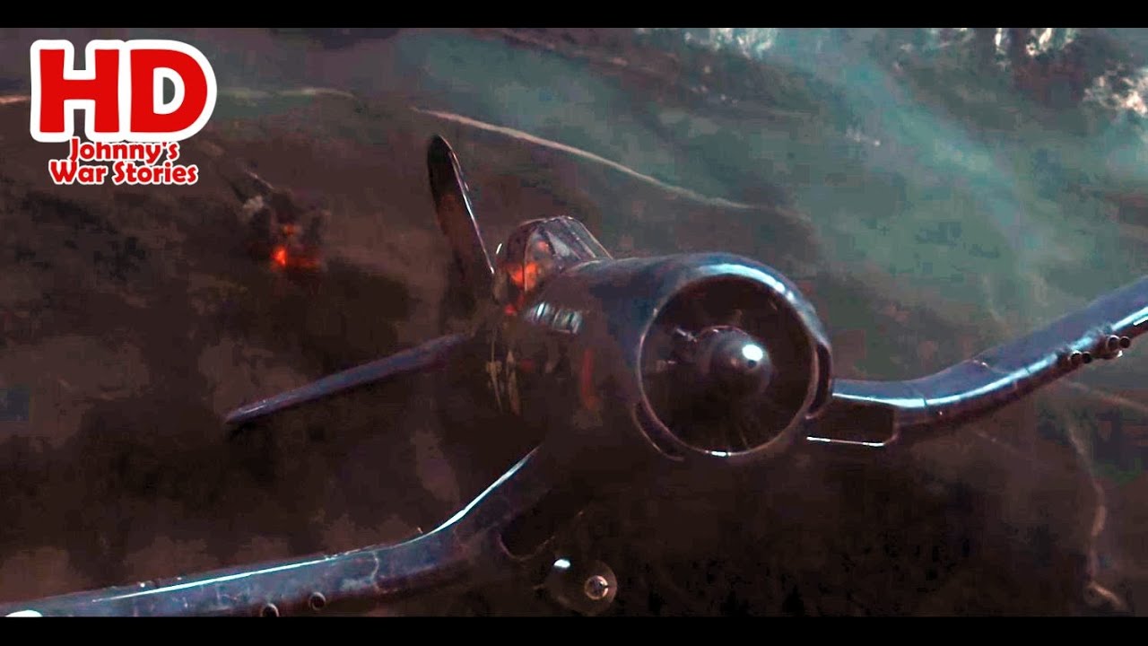 Corsair Vs A.A. Gun - Korean War