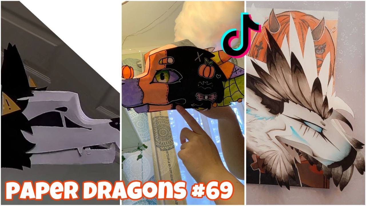 Dragon Puppet TikToks - Paper Dragon TikTok Compilation #69