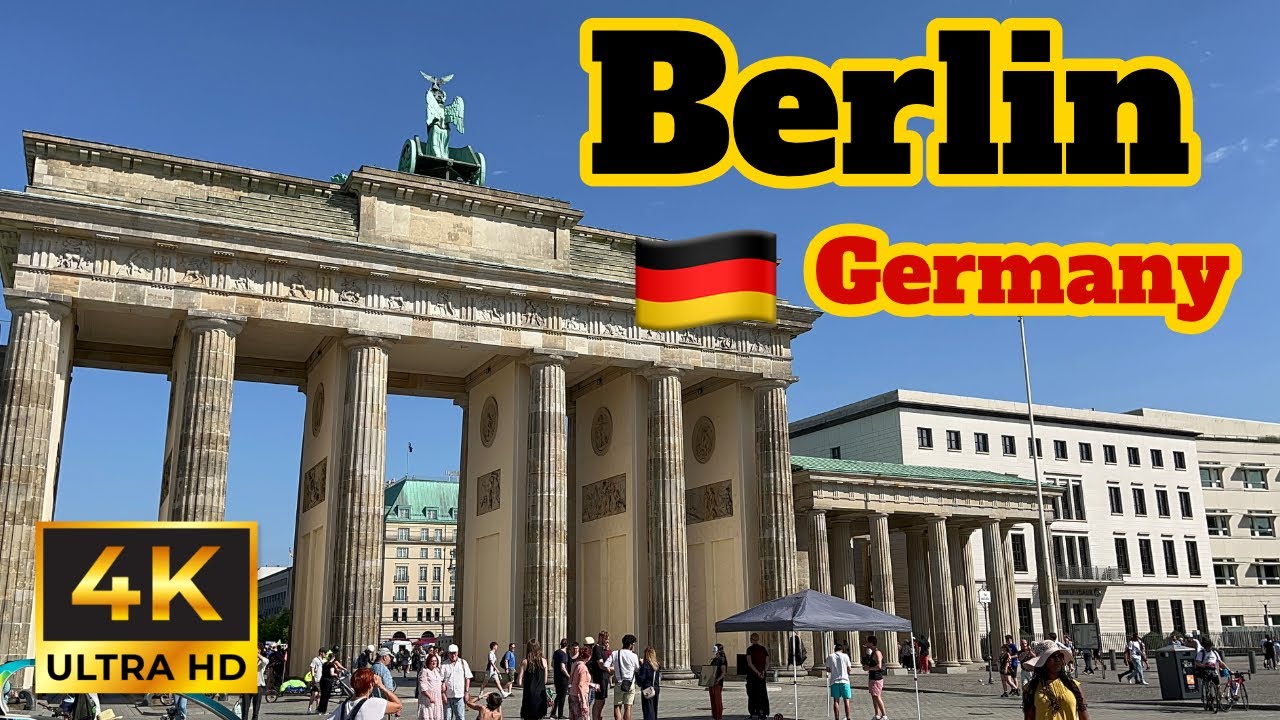 Berlin, Germany 🇩🇪 | (Summer) | 4K Walking Tour