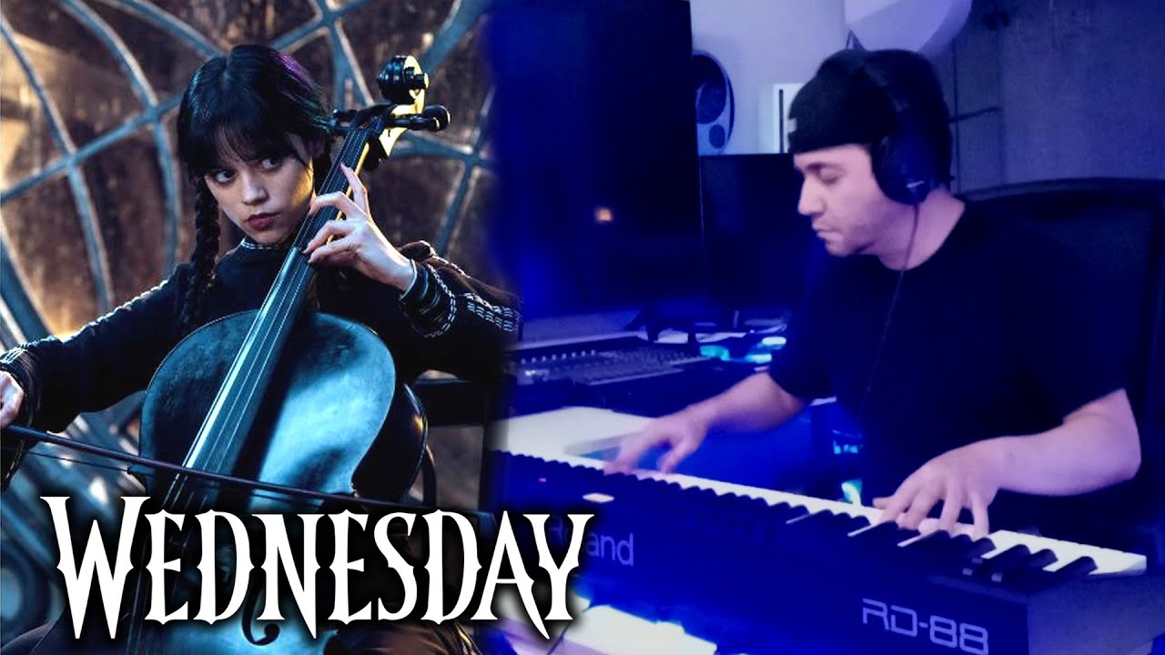 Wednesday Plays the Cello - A.D. Ross - Paint It Black - Piano Arrangement