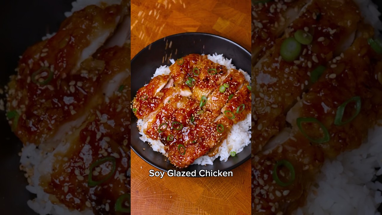 Soy Glazed Chicken in 20 minutes #SHORTS
