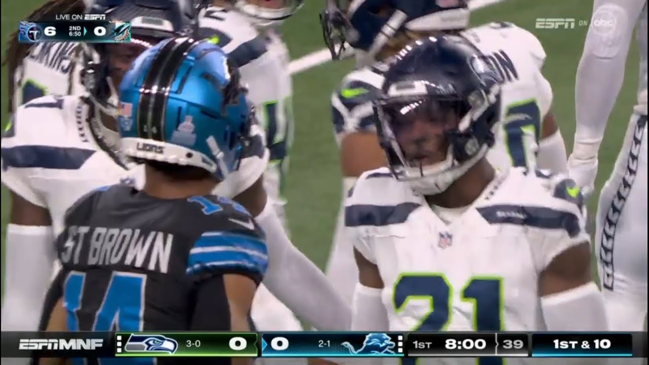 Amon-Ra St Brown vs Devon Witherspoon (2024) | WR vs CB Matchup