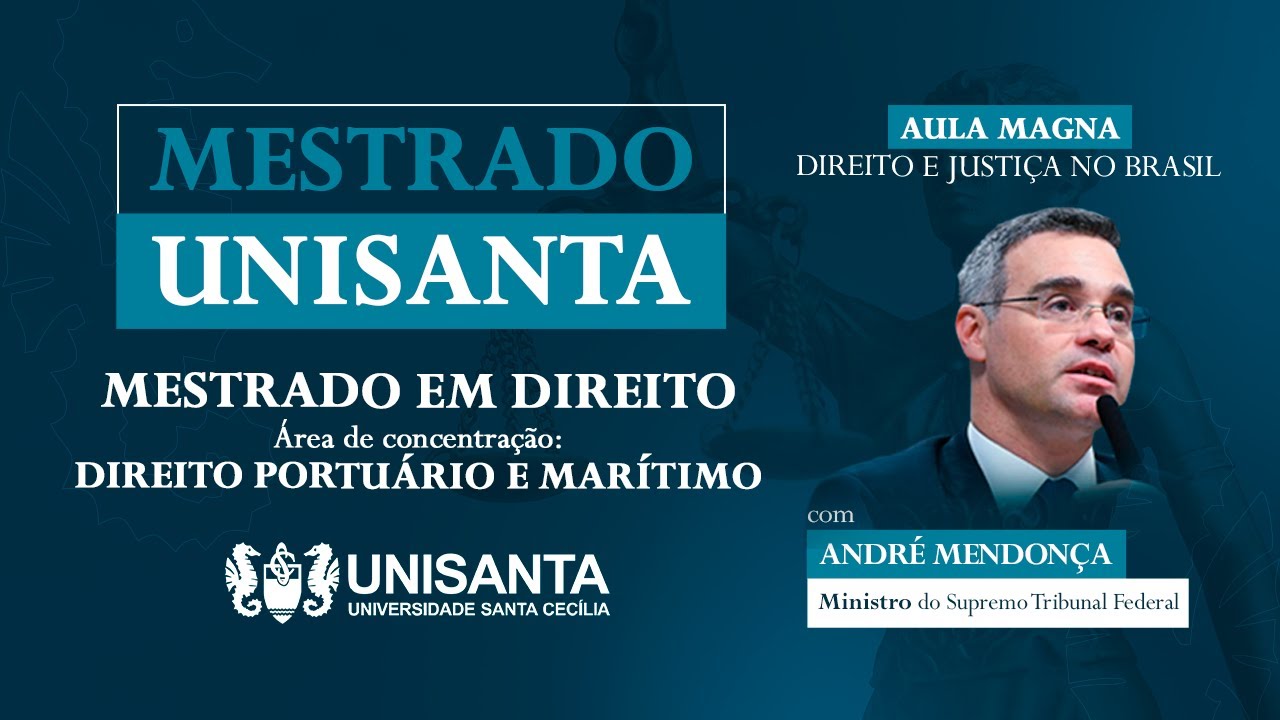 Aula Magna do Mestrado em Direito com Ministro André Mendonça