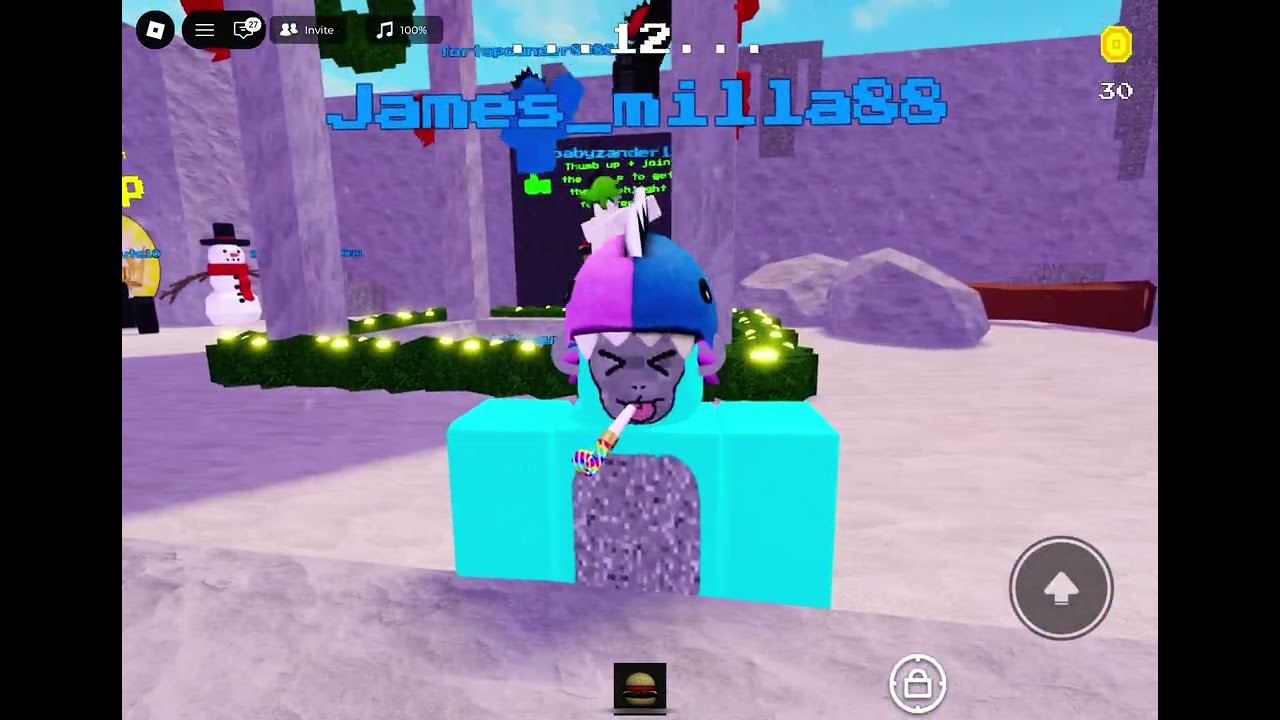 Playing mm2 and baboon tag x