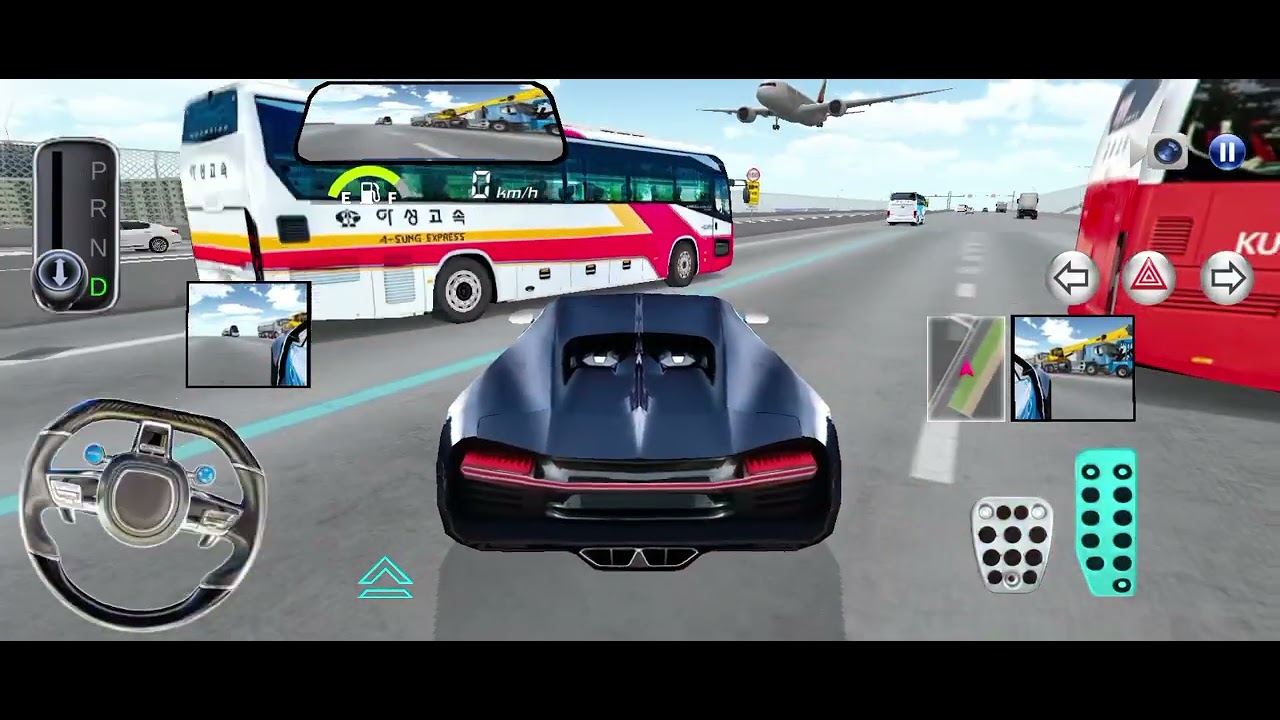 New Bugatti chiron Crash in Eight Lane Highway - 3D Driving Class 2026 - Car Game - 3D Driving Class