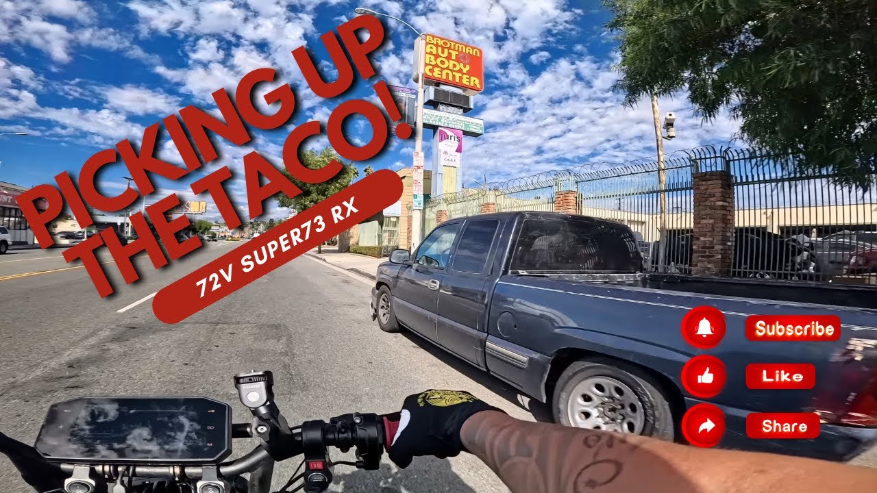 Picking Up The Taco! | 72v Super73 RX