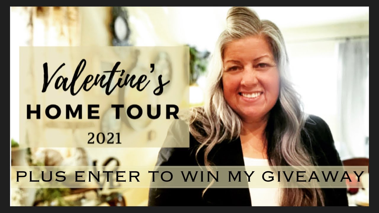 Valentine’s HOME TOUR 2021 - French Country Inspired - Welcome to our home.
