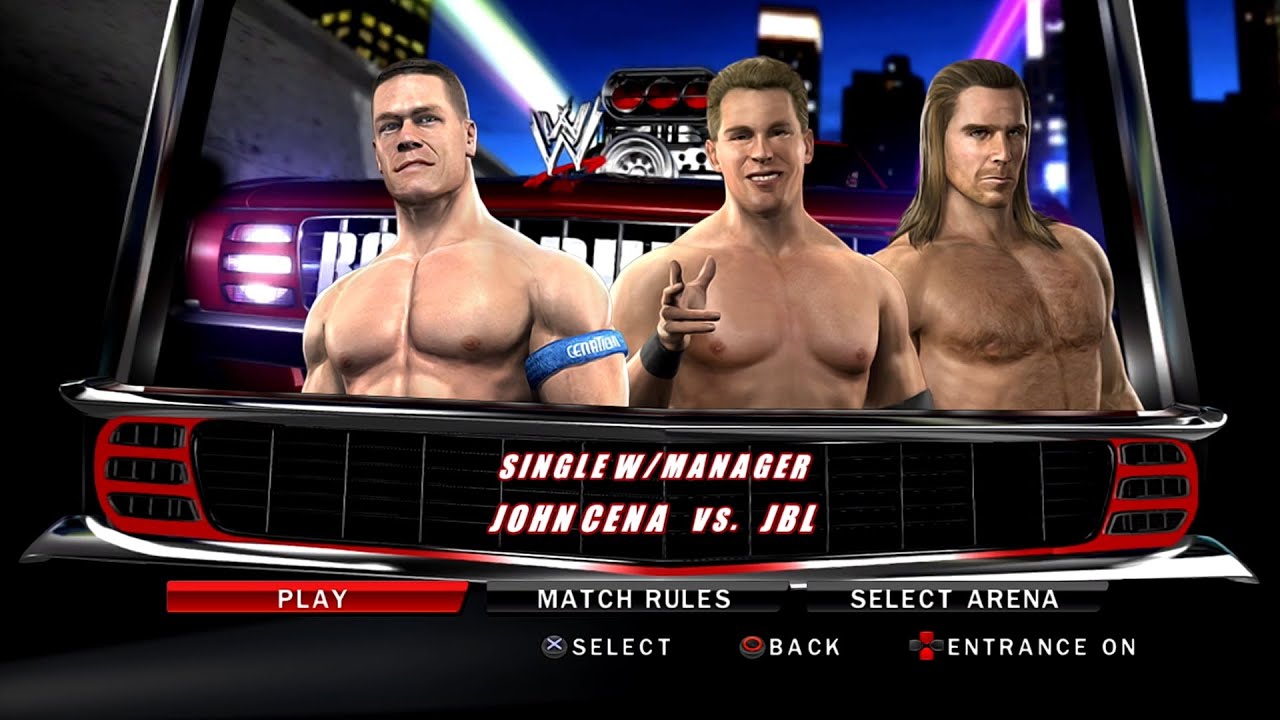 WWE SmackDown VS Raw 2010 PS3 - John Cena VS JBL [2K][mClassic]