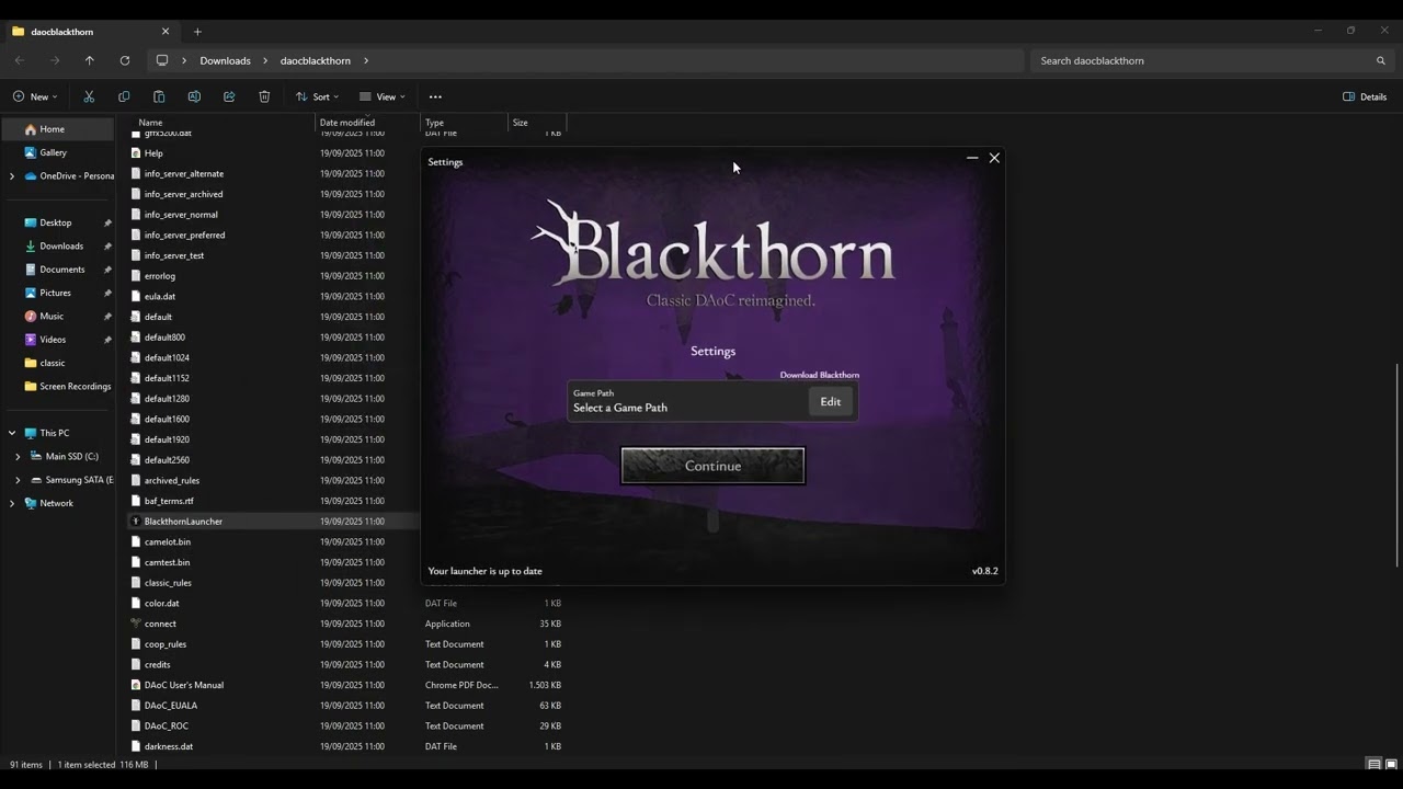 Blackthorn Installation Guide