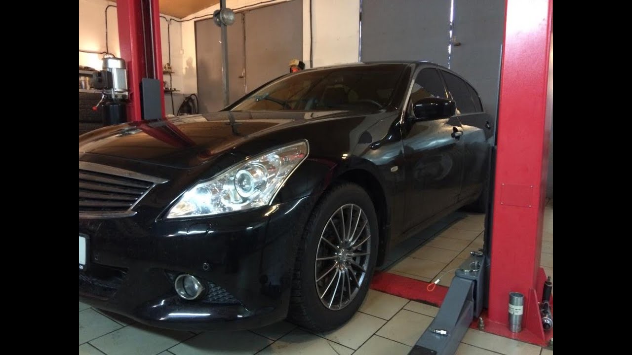 Как поменять масло в акпп Infiniti