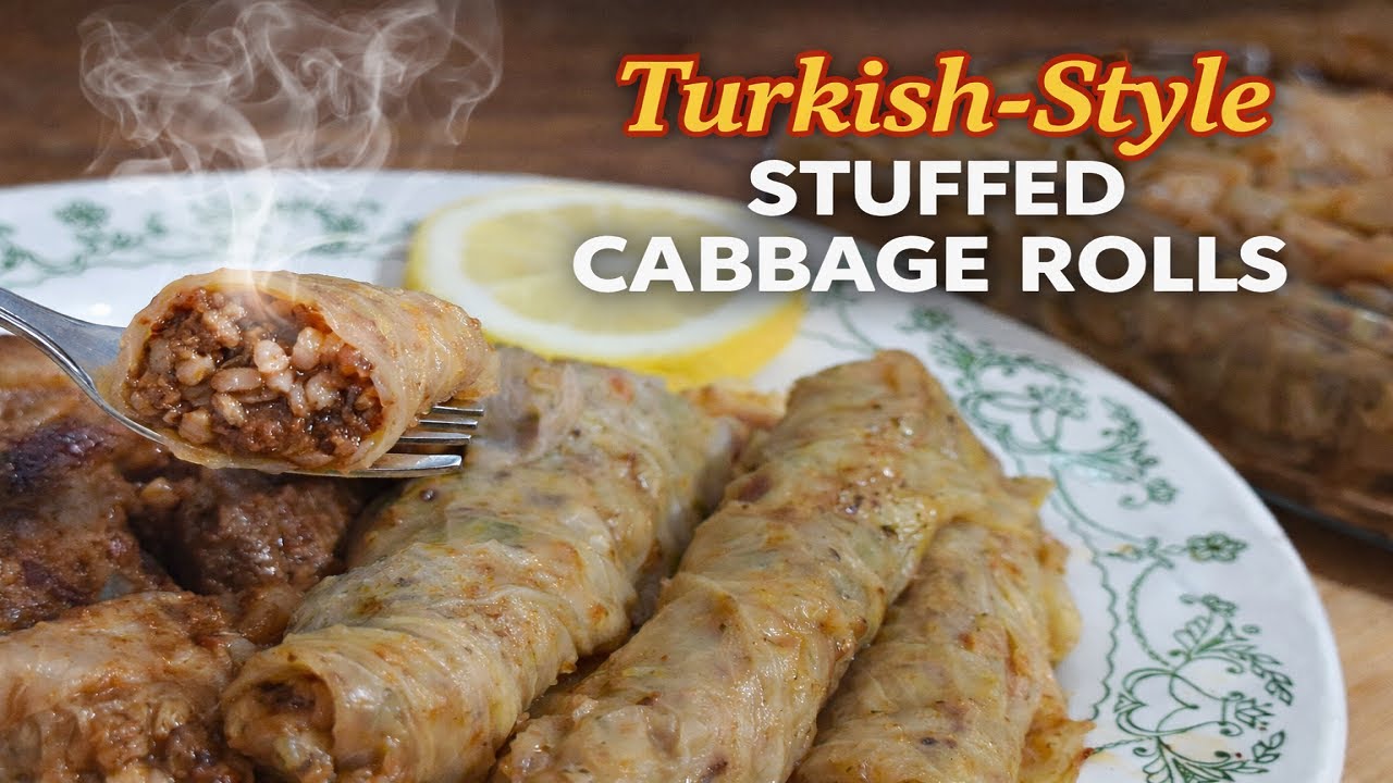 Turkish-Style Stuffed Cabbage Rolls | Hearty & Juicy Homemade Recipe