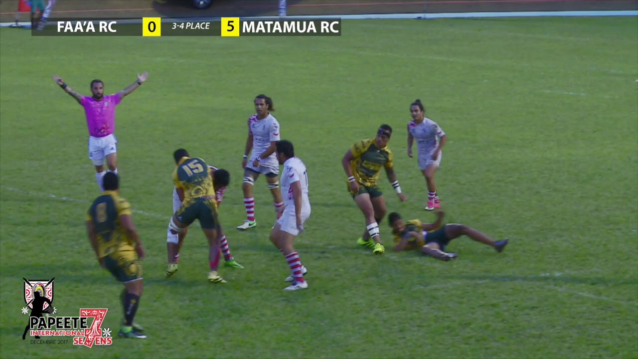 PAPEETE INTERNATIONAL SEVENS 2017 - 28 - FAAA RC VS MATAMUA RC