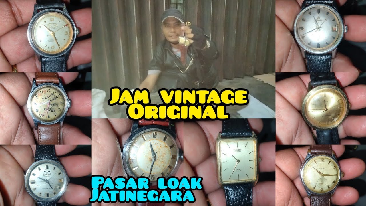 JAM ORIGINAL VINTAGE SWISS‼️ADA DI PASAR LOAK JATINEGARA #wabanglaban089692136749