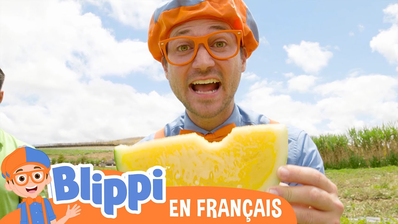 Blippi apprend aux enfants &agrave; manger sainement &agrave; Tanaka Farm | Blippi en fran&ccedil;ais | Vid&eacute;os &eacute;ducatives