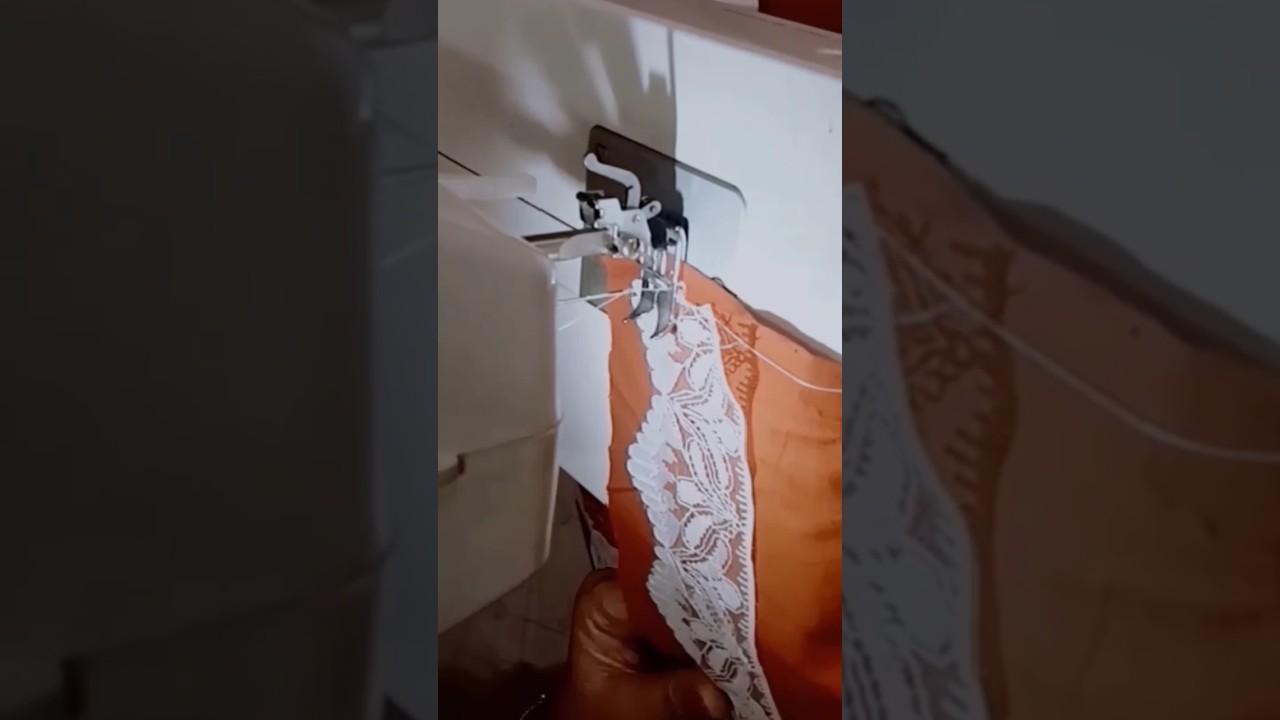 kapde ke beech me lace lagane ka trick #viral #ytshorts #youtubeshorts #namita's art