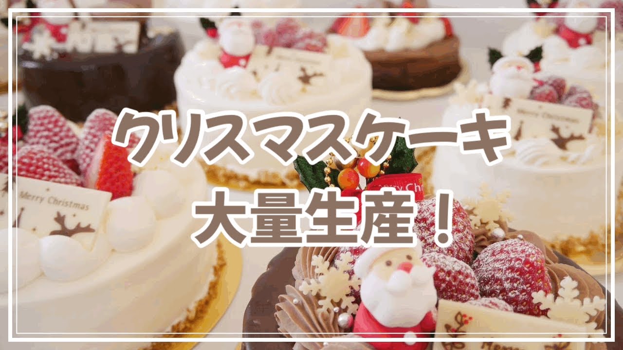 クリスマスケーキを大量に作ったら幸せすぎた…