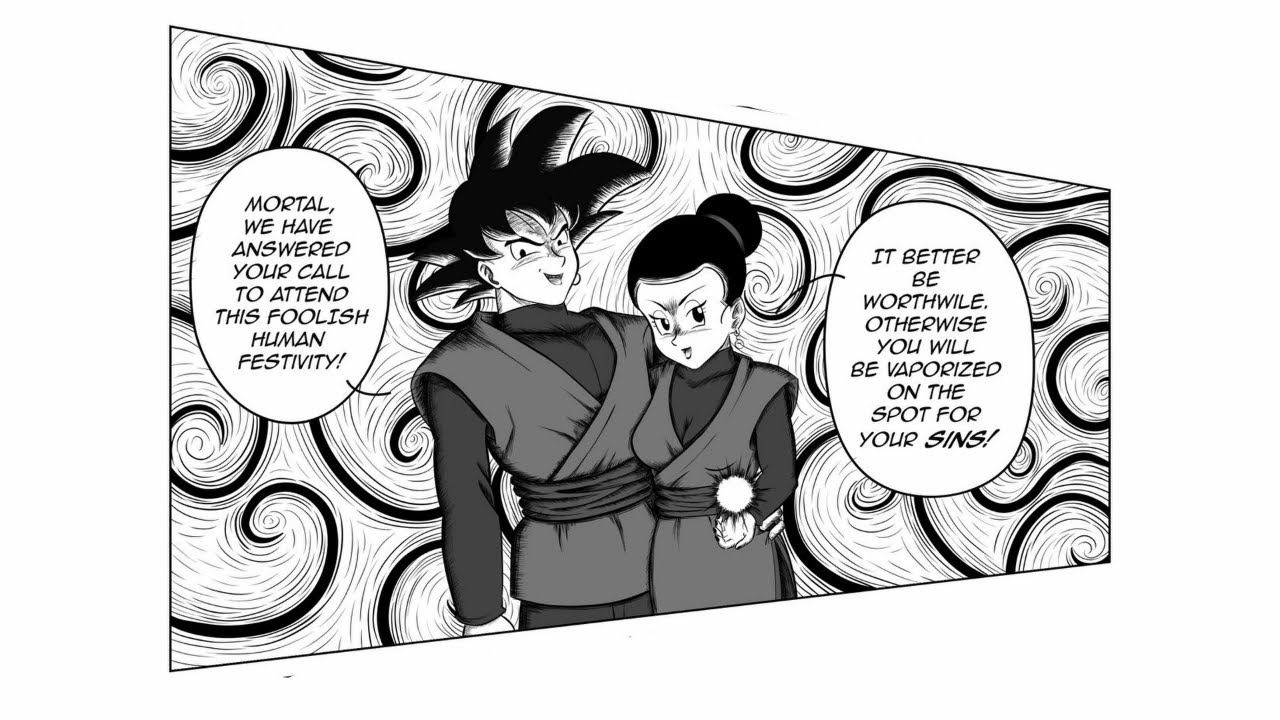 Goku and Chichi Halloween Dress Up | DBZ Comic Dub