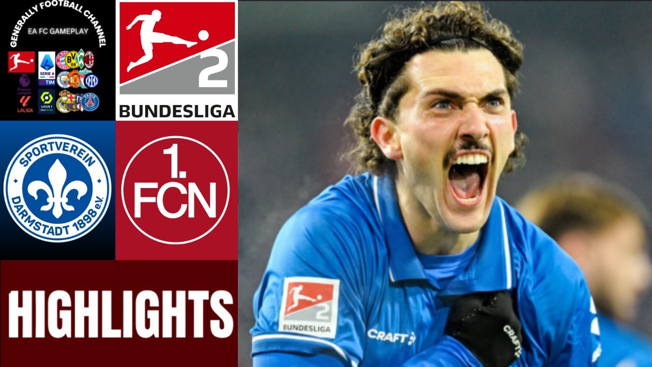 SV Darmstadt vs 1.FC Nürnberg | 19.Spieltag Bundesliga | Fußball Highlights