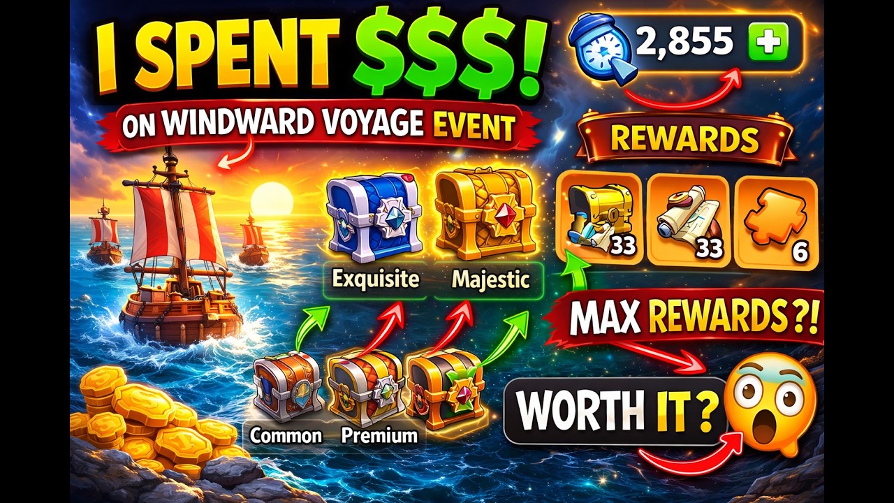 Не тратьте деньги на Windward Voyage, пока не посмотрите это! #kingshotgames #gaming #mobilegaming